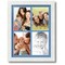 ArtToFrames Collage Photo Picture Frame with 4 - 5x7 inch Openings, Framed in White with Over 62 Mat Color Options and Regular Glass (CSM-3966-2153)